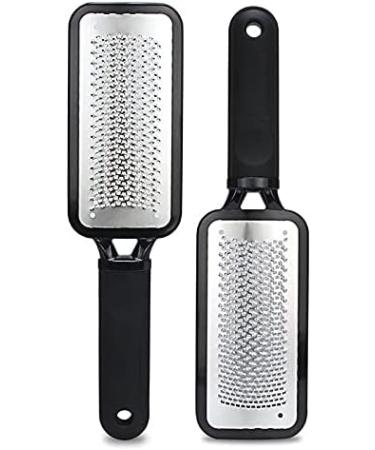 Premium Black Foot File for Dead Skin | Stainless Steel Callus Remover & Foot Care Grater - Buy Online on GoSupps.com