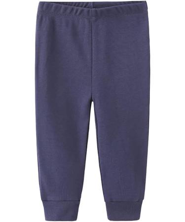 Chamie Newborn Baby 9-12 Months Navy Blue 2 Clothing Set - 5 Pcs Bodysuits, 4 Pcs Pants | Unisex Cotton Outfits for Boys and Girls 0-12M - Buy Online on GoSupps.com