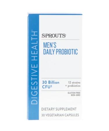 Sprouts Men's Daily Probiotic 30 Billion CFU - 30 Capsules