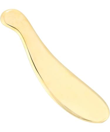 Brass Scraping Board Massager Fascia Acupoint Massage Muscle Pain Relief Gua Sha Tool Improve Promote Metabolism Fit Ergonomic Design for Easy Operation - Buy Online on GoSupps.com