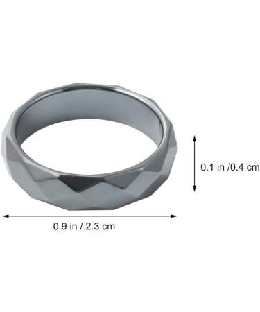 DOITOOL Creative Hematite Rings - Set of 3 Magnetic Finger Rings for Health & Wellness | Stylish & Practical Hematite Stone Jewelry - Buy Online on GoSupps.com