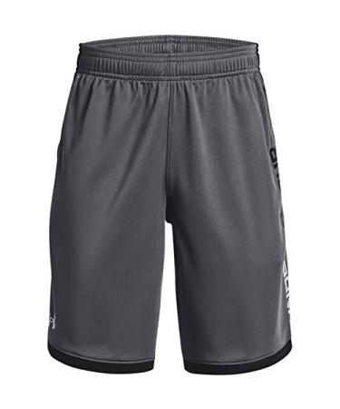 Under Armour Boys' Stunt 3.0 Shorts Medium Pitch Gray (012)/Mod Gray