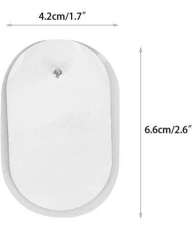 Pack of 50 Self-Adhesive Reusable Silicone Electrodes for Neck & Shoulder Physiotherapy - International Shipping Available - Buy Online on GoSupps.com