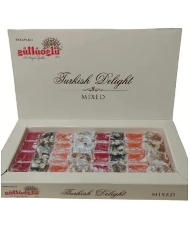 Gulluoglu Turkish Delight Mixed 500 gr (Pack of 3) daily fresh shipment from Istanbul/Turkey - Buy Online on GoSupps.com