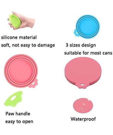 Pet Food Can Covers Lids Universal Silicone Cat Dog Food Tin Covers Lids 1 Fit 3 Standard Size Reusable Sealed Lids for Pet Food Storage BPA Free Dishwasher Safe (Pack of 4) - Buy Online on GoSupps.com