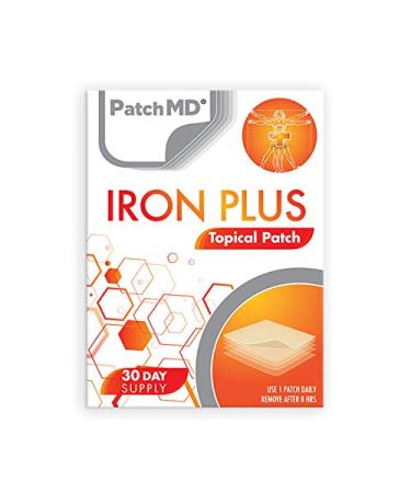 PatchMD  Iron Plus Topical Patches - 30 Days Supply 30 Patches