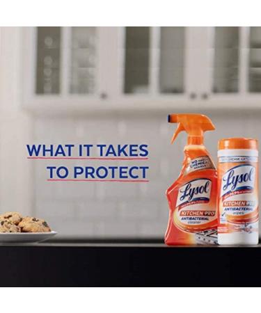 Lysol Kitchen Pro Antibacterial Cleaner Trigger 22 Fl Oz - Pack of 2 - Buy Online on GoSupps.com