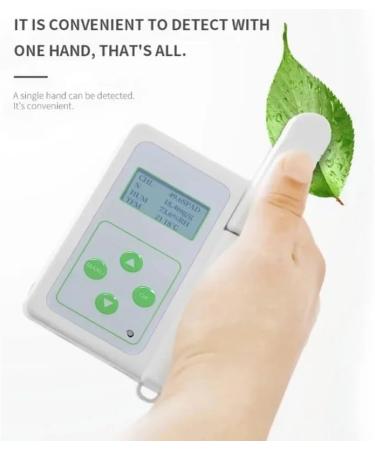 SYTEH Portable TYS-A Chlorophyll Meter Machine Handheld Plant Chlorophyll Tester Nutrition Analyzer Detector LCD Display 0.0-99.9SPAD Measuring area 2mm*3mm for Testing Plant Chlorophyll - Buy Online on GoSupps.com