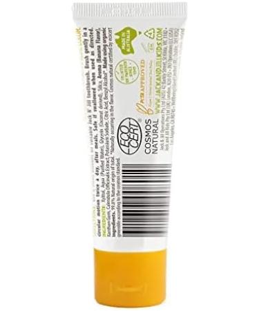 Jack N' Jill Kids Natural Toothpaste - Fluoride-Free Organic Banana Flavor - BPA & SLS-Free, 1.76oz (2 Pack) - Make Brushing Fun for Kids - Buy Online on GoSupps.com