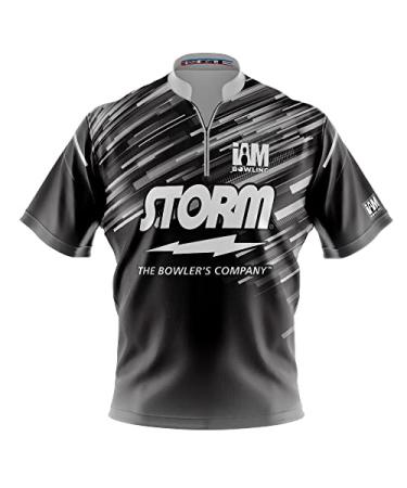 Logo Infusion Dye-Sublimated Bowling Jersey (Sash Collar) - I AM Bowling Fun Design 2006-ST - Storm X-Large