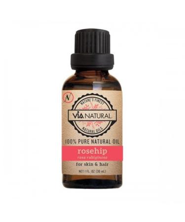 VIA Natural 100% Pure Natural Oil 1 oz - Rosehip