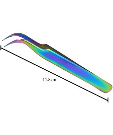 Premium Stainless Steel Eyelash Tweezers - Straight & Curved Antistatic - Ideal for Perfect Lash Application - Buy Online on GoSupps.com