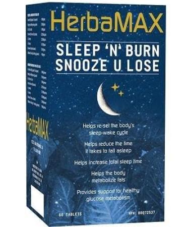 HerbaMAX - Sleep 'N' Burn - 60 Tablets (NPN 80072537)