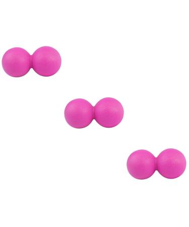 Fomiyes 3st massage roller triggered point ball vibrating massage ball peanut ballball Oarn Nut-Lacrosse-Ball Massage ball made of foam peanut ball deep tissue ball body massage device