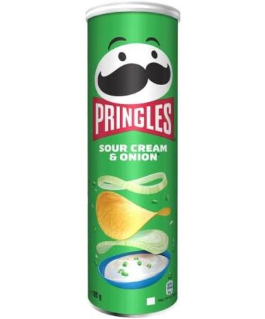 Snack Bundle with Pringles Sour Cream & Onion 185g and Prawn Cocktail Flavour Sharing Crisps 185g (2 Pack) - Buy Online on GoSupps.com