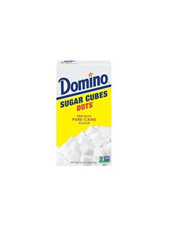 Domino Premium Pure Cane Sugar Cubes Dots, 1 Pound Box 1 Pound (Pack of 1)