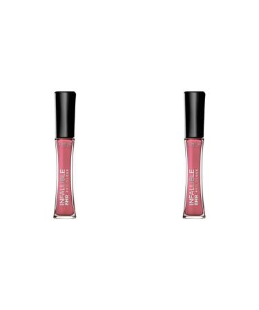 L Oreal Paris Makeup Infallible 8 Hour Hydrating Lip Gloss Sunset 0.5 Ounce (Pack of 2) Sunset 0.50 Ounce (Pack of 2)