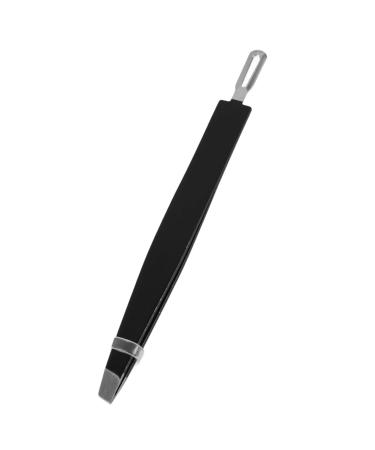 HONMEET Double-Ended Eyebrow Tweezers Tweezer for False Eyelash Eyebrow Trimming Tweezer Trimming Tool for Eyebrow False Eyelash Pick Tool Professional Tweezer Eyebrow Clip Stainless Steel