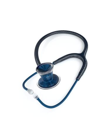 MDF Instruments Poseidon ProCardial Cardiology Stethoscope - Lightweight Titanium Dual Head Adult - Titanium Blue - MDF797TPSCD - Buy Online on GoSupps.com