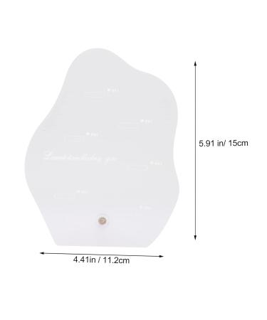 Premium Nail Art Display Stand | White Acrylic Polish Holder - Perfect for Gel Manicure Showcase (15x11.2cm - Buy Online on GoSupps.com