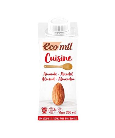 Ecomil - Pr paration Cuisine Amandes Sans Sucres 200Ml - Vendu par unit