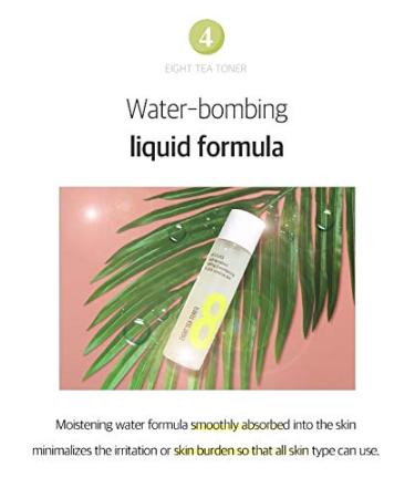 BOM COSMETICS Eight Tea Toner 5.07 fl oz Hydrating Face Toner for Sensitive Skin with eight tea extracts Control Oil and Moisture Balance Refreshing & Soothing Formula Korean Skin Care - Buy Online on GoSupps.com