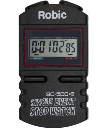 Robic SC-500E Single Event Stopwatch, Black