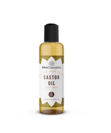AFROCOSMETICS Clear Castor Oil Moisturizer for Hair and Skin 16 OZ