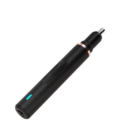 UNbit Nose Hair Trimmer Men's Nose Hair Trimmer Electric Eyebrow Trimming Sideburns Men's Beauty Charging Waterproof Environmental Protection/Travel Trimmer (Color : Schwarz)