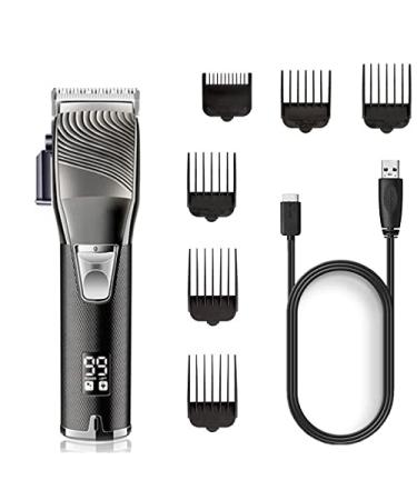 Pro Hair Clipper Barber Professional Fading Blending Hair Clipper Strong Motor Rechargeable Hair Trimmer Professional Electric Hair Cutting kit(CR-34A)