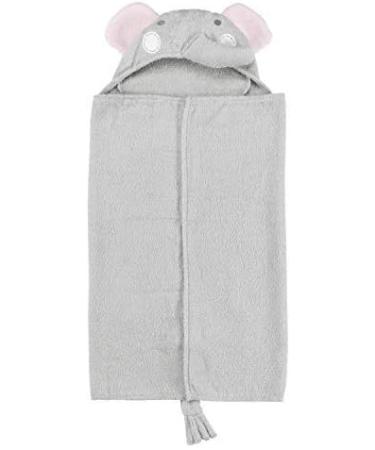 All Kids United 100% Cotton Baby Hooded Towel | Eco-Tex Certified | Soft Gray Bath Towel for Infants & Children (76x76 cm) - Buy Online on GoSupps.com
