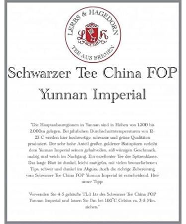  Lerbs & Hagedorn Chine Yunnan Imperial 1 kg - Buy Online on GoSupps.com