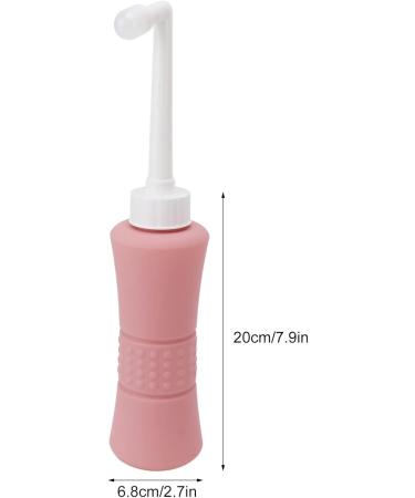 ZJchao Reusable Vaginal Shower - Manual Pressure Cleaning 500ml | Discharge-Proof Post-Birth Recovery Tool with Storage Bag - Pink - Buy Online on GoSupps.com