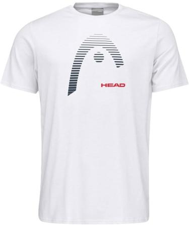 HEAD Men's Club Carl T-Shirt - Premium White M T-Shirt for Ultimate Comfort | International Shipping Available - Buy Online on GoSupps.com