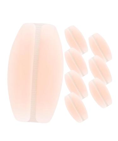 JECOMPRIS 8pcs Shoulder Pads Push Adjustable Bra Hanging Clip Invisible Bra Adjusters Clear Straps