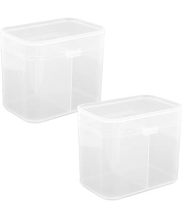 Premium 2-Piece Makeup Case & Cosmetic Cotton Holder Set | Versatile Tubular Round Pads & Storage for Bathroom | International Shipping - Buy Online on GoSupps.com