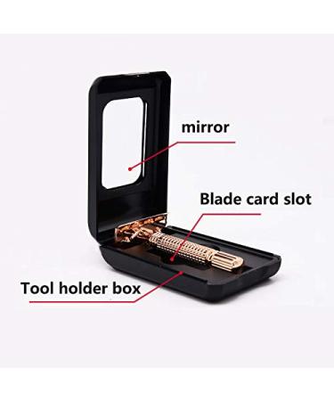 Long Handle Double Edge Safety Razor + 10 Blades - Perfect for Smooth Shaving | Buy Internationally - Buy Online on GoSupps.com