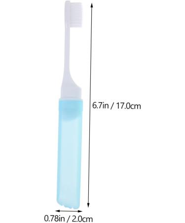 Healeeved 12th Trip Foldable Travel Toothbrush - Wide Head Kids Toothbrush Tongue Brush & Portable Hiking Tools - Bulk Purchase Available - Buy Online on GoSupps.com