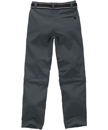 Asfixiado Boys Cargo Pants 9010#grey | Kids' Quick Dry Waterproof Hiking Trousers | 9-10 Years - Buy Online on GoSupps.com