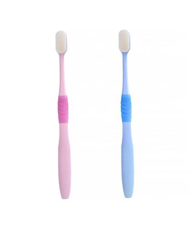 FOMIYES 2pcs Soft Toothbrush Soft Fur Dedicated Lovers Captivity