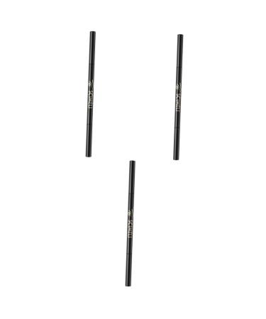 Beavorty Eyebrow Liner Eyebrow Pencils 3pcs 2 1 Eyebrow makeup tools black eyebrow pencil slim brow pencil door 1 count (Pack of 1) Dark Brownx3pcs
