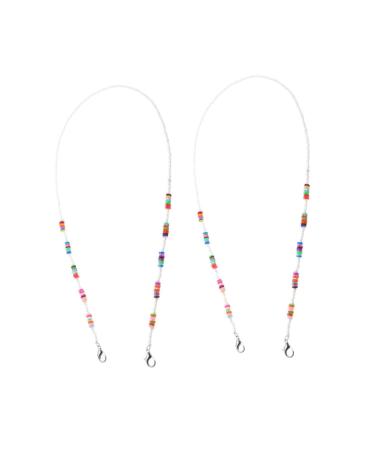 Ipetboom 2pcs Mask Anti-drop Chain Shot Glasses Chin Strap Acrylic The Chain Child