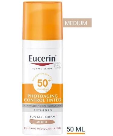 EUCERIN SUN PROTECTION 50+ CREMA ROSTRO CC 50 ML - Buy Online on GoSupps.com