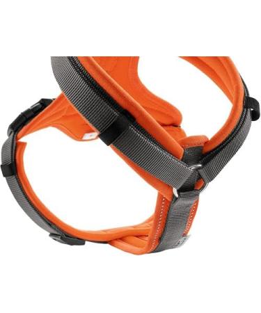 HUNTER Maldon Harness XS (34-49 cm) - Orange/Grey for Dogs | International Shipping - Buy Online on GoSupps.com