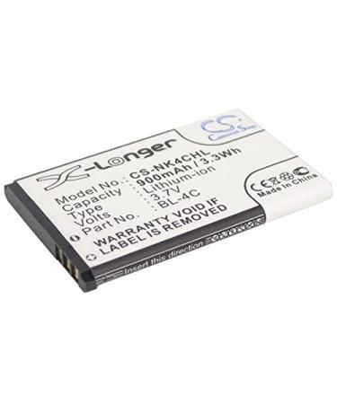 900mAh Replacement Battery Compatible with Manta JB-4C MS1701 TEL2405 TEL2408