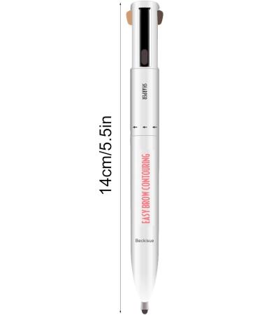 Eye Liner Makeup 4 in 1 Waterproof Eyebrow Filler Multi-Color Eyebrow Smudge Proof Eye Liner Long Wearing and Enhance Eye Makeup - Buy Online on GoSupps.com