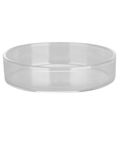 Fragrance glass tablet for essential oils transparent round ceramic oil warmer replacement shell aromatherapy warmer fragrance diffuser for electrical oil burners
