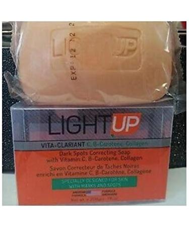 Light-up stain corrector soap enriched with vitamin C and B-carotene whitening whitening and exfoliating soap. C is a soap that makes the skin smooth and shiny - Buy Online on GoSupps.com