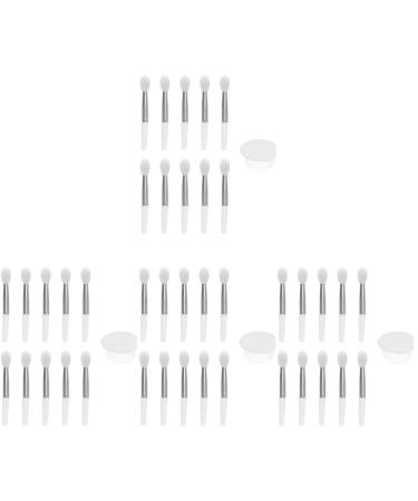 FRCOLOR 4 Sets Silicone Lip Brush Lip Brush Exfoliating Lip Scrub Brush Lip Balm Brush Lip Oil Lip Gloss Makeup Lip Applicator Wands White Lip Gloss Brush Cosmetic Travel mediumx4pcs Whitex4pcs
