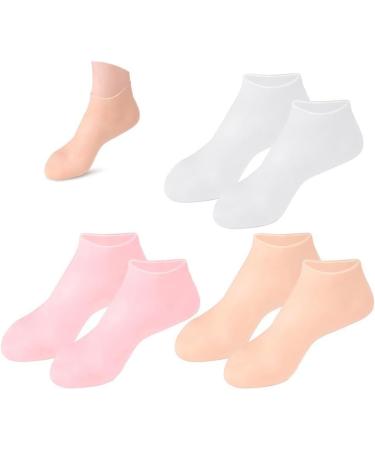 dijiusidy 3 Pairs Gel Moisturizing Socks Multifunctional Foot Pedicure Socks Repair Cracked Heel Protector Foot Care Tool L - Buy Online on GoSupps.com